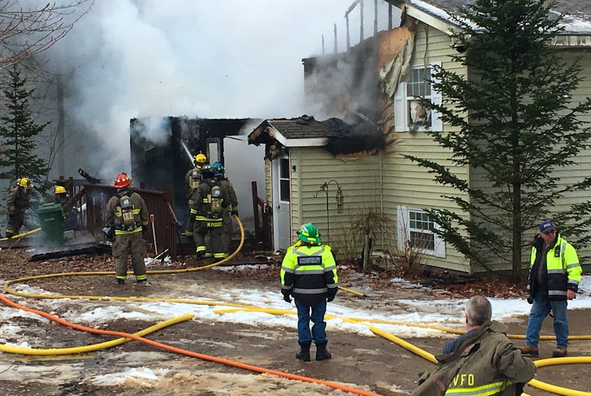 Firefighters were called to a house fire in Coldbrook Feb. 26.