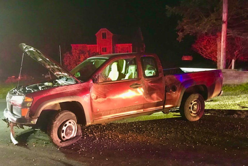 A senior citizen was transported to the hospital Nov. 10 following a single vehicle accident in Mt. Denson.