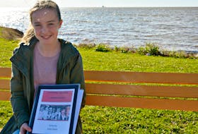 Ardyn Hardy, from Chelton, receives national honour for history video. DESIREE ANSTEY/JOURNAL PIONEER
