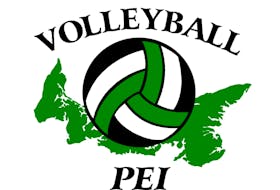 Volleyball P.E.I. logo.