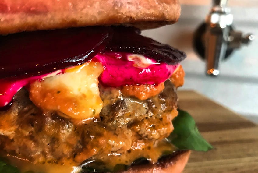 Roof Hound Brewing Co enters Burger Wars, Campaign for Kids with the 'Beet it' burger.