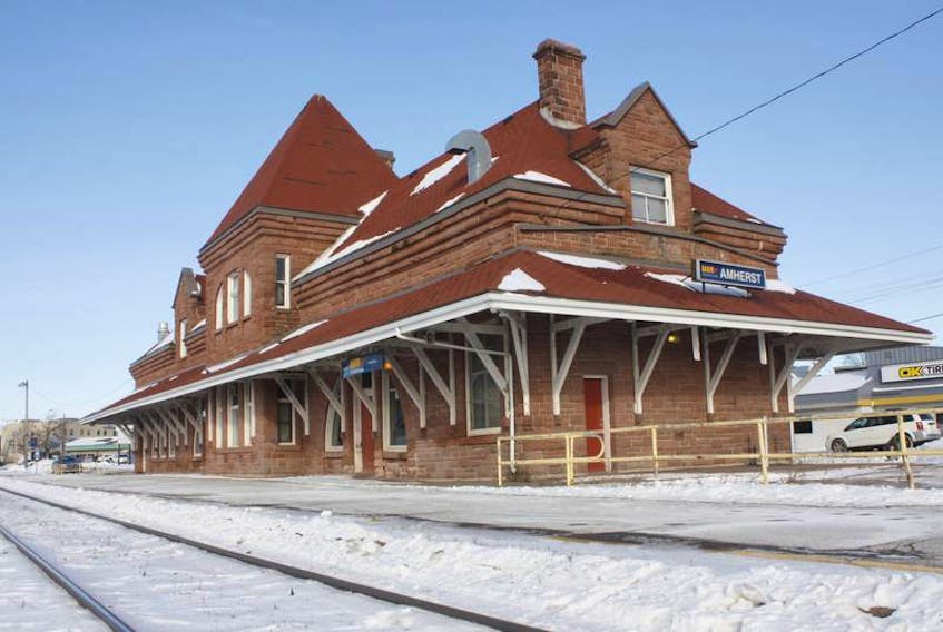 Amherst train station