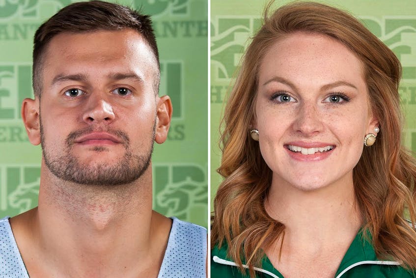 Stefan Vujisic and Bailey Smith are student-athletes at UPEI.
