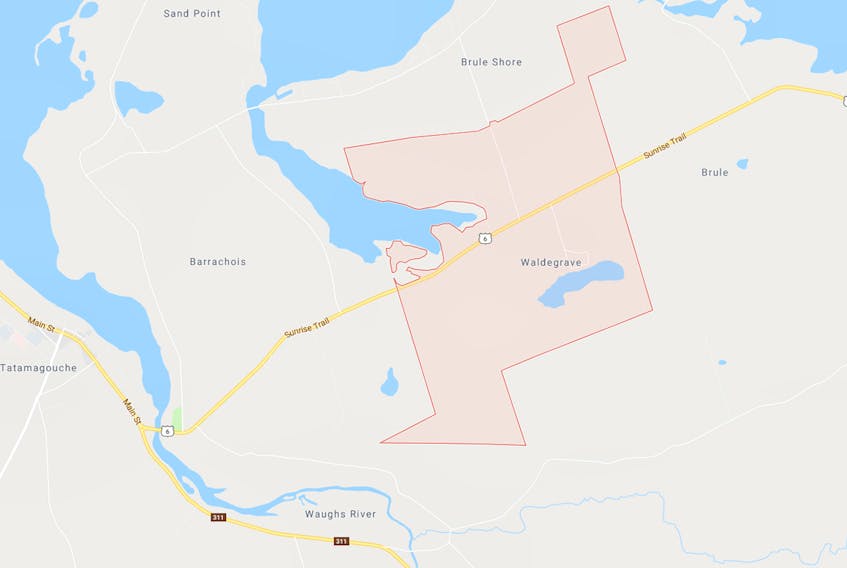 An unoccupied home burned the ground early Monday morning in Waldegrave, between Tatamagouche and Brule.