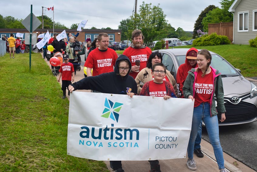 More than 500 people registered for this year’s Walk the Walk for Autism in Stellarton.