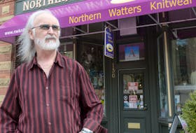 Bill Watters stands outside Northern Watters Knitwear on Victoria Row in Charlottetown recently. The P.E.I. based company opened a new location in Halifax earlier this month, which is already matching sales at its long-standing Charlottetown store. MITCH MACDONALD/THE GUARDIAN