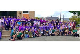 A large crowd took part in the Hike for Epilepsy held in New Glasgow, Sunday, Sept. 29.