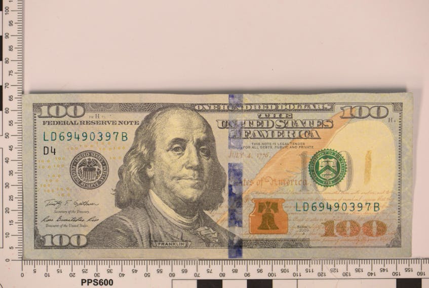 New Glasgow police say there are fake $100 America bills circulating in the area.