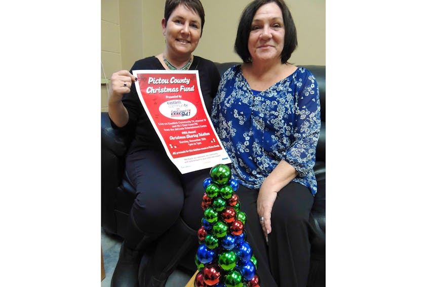 Monique Sobey and Debbie VanSickle have been making lists and checking them twice, but they are ready for the 44th annual Pictou County Christmas Fund Telethon, sponsored by East Coast FM and Eastlink community television.