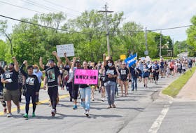 A Black Lives Matter event was held in New Glasgow on June 13.