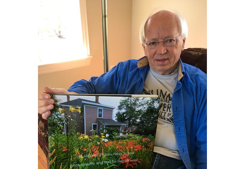 Since retiring and moving to Braeshore, Dr. Gerry Farrell created a book of photographs from his former family home in Pictou for his wife, son and daughter. He is considering other books as a way of collecting his favourites from thousands of shots taken through the years.