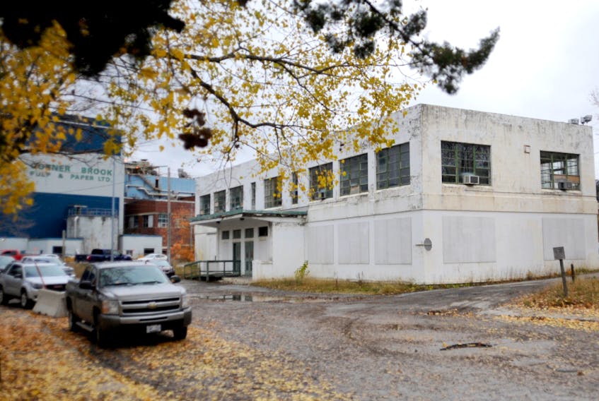 It’s in a dilapidated condition right now, but there is a plan in the works to revitalize the old Corner Brook Pulp and Paper human resources building on Mill Road.