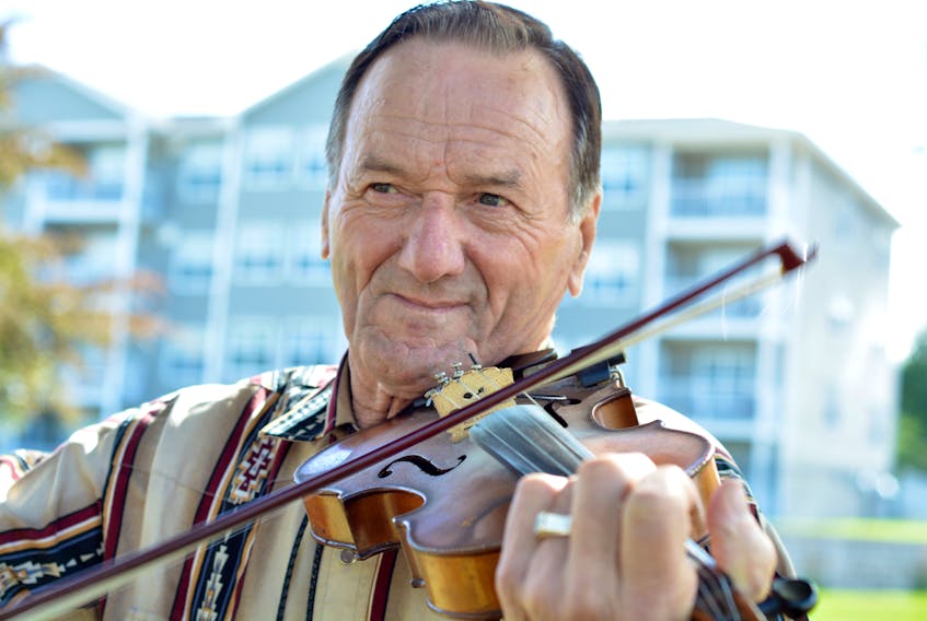 Flat Bay’s Kevin Beanland has been playing various instruments, including the fiddle, since he was 14 years old.