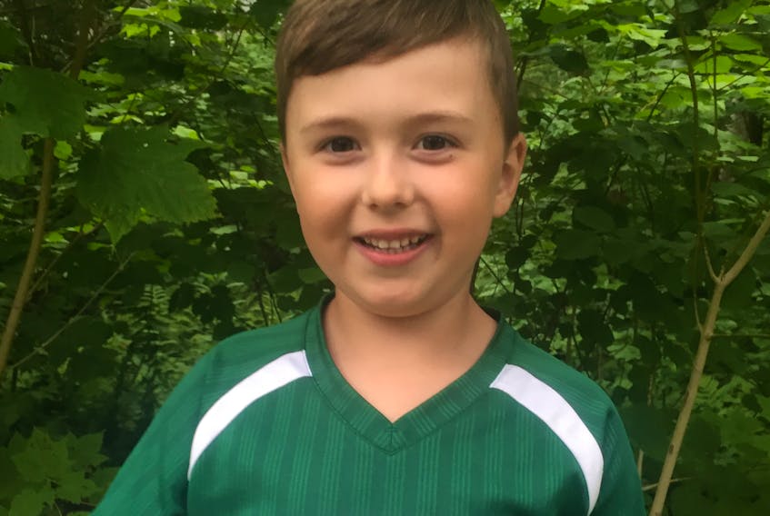 Lachlan Cantwell is looking forward to running wild on the soccer field as Pasadena plays host to its inaugural Pasadena U6 Co-Ed Summer Blast Soccer Tournament being held Saturday in the Humber Valley community.