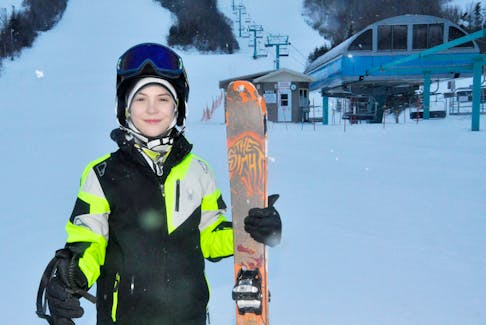 Corner Brook’s Logan Clarke hopes a freestyle ski team will eventually be formed at Marble Mountain. He is one of the young athletes participating in a 10-week freestyle ski program being offered at the Steady Brook ski resort this winter.