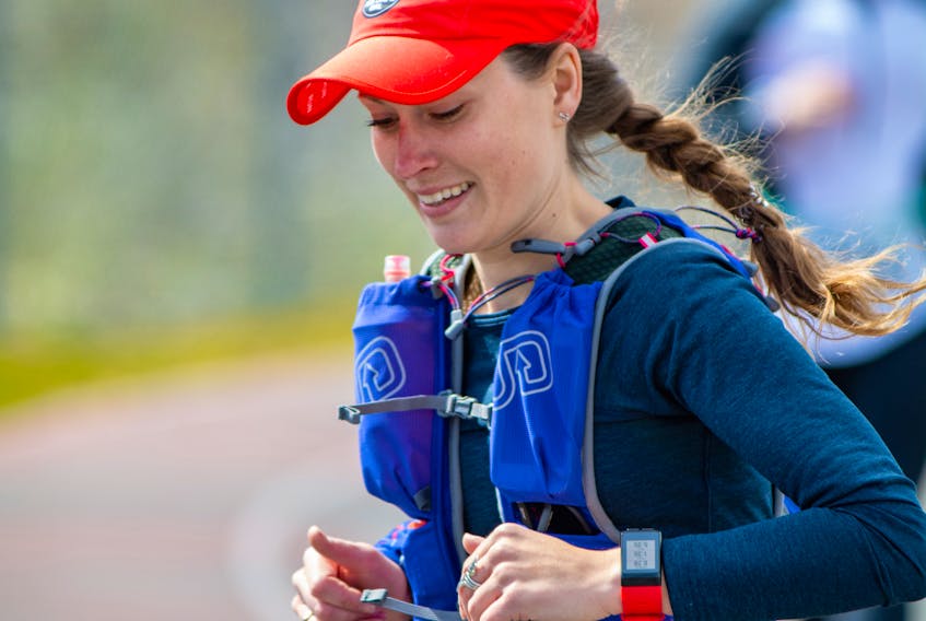 Erica Summers is shown during the Liminality Endurance Races in Clarenville back in June. - Greg Greening photo