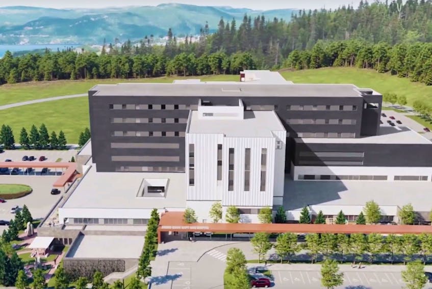 This screen grab taken from a virtual tour of the facility shows what the acute care centre of the new regional hospital being built in Corner Brook will look like.