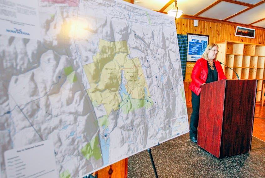Environment Minister Margaret Miller announces the creation of the 1,954-hectare Wentworth Valley Wilderness Area that includes land in both Cumberland and Colchester counties and borders on Ski Wentworth. Also designated were two new protected spaces near Oxford.
