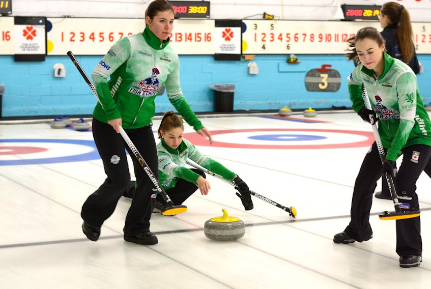 Nine women’s teams will compete at the Nova Scotia provincial championships at the Amherst Curling Club from Feb. 28 to March 3. The club hosted the junior men’s and women’s provincial championships in 2017 (above).