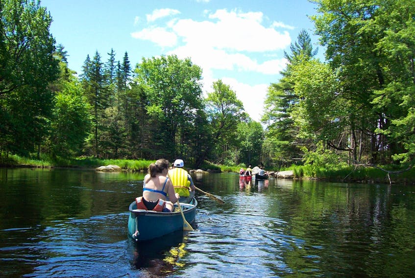 Canoe trip on the Tusket River system.
Gil Surette Photo