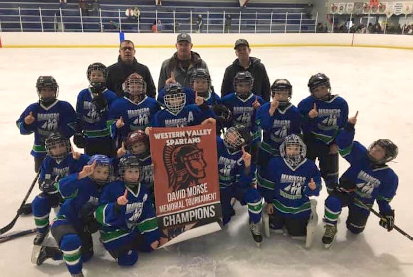The Pink Star Barro Atom A Mariners won the championship banner at the Western Valley David Morse Memorial Tournament in Kingston.
