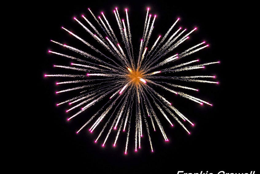 Fireworks on Canada Day. Frankie Crowell Photo