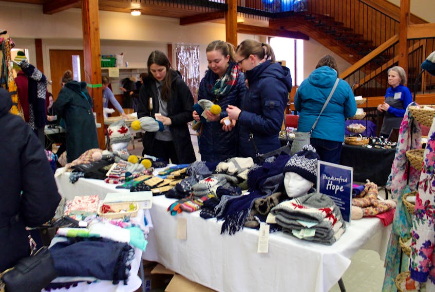 Beacon United Church again served as the venue for this fall’s Ten Thousand Villages sale in Yarmouth. It was held Nov. 29-30. ERIC BOURQUE