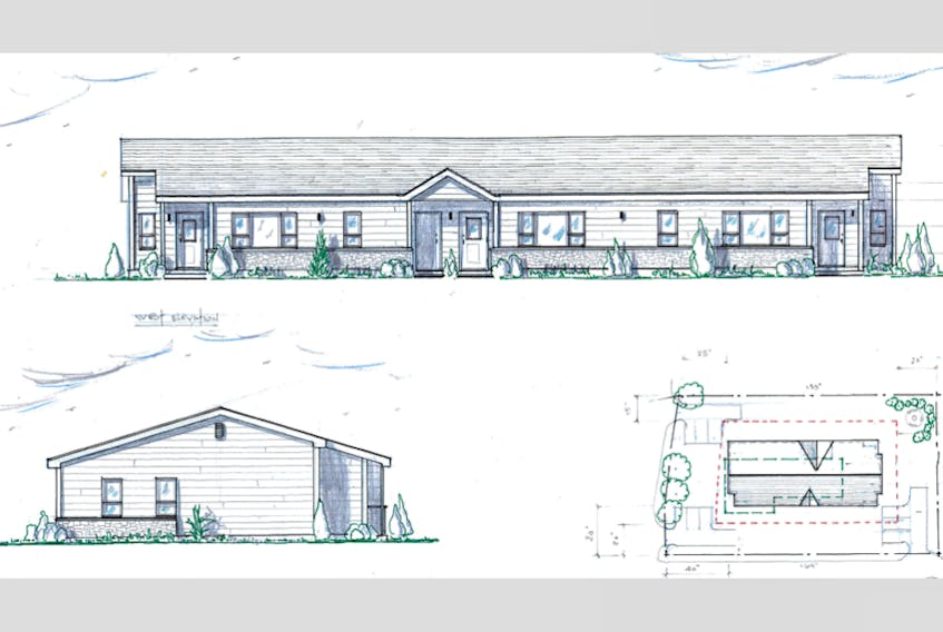 Artist's conception of medical learner housing project to be constructed at 30 Vancouver St. in Yarmouth.