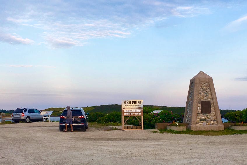 Although the official opening won’t happen until Aug. 24, interpretive panels have been installed at Fish Point and are already drawing interest to the site, where a memorial to fishermen lost to the sea also stands.
