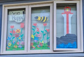 People stepped up for the YTown Quarantine Challenge's 'Windows of Hope' challenge. FACEBOOK