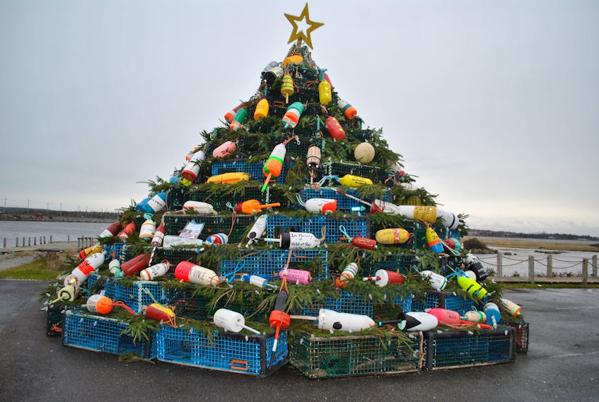 The Municipality of Barrington’s lobster pot Christmas tree will once again be standing sentinel on the North East Point waterfront on Cape Sable Island during the opening month of the lobster season.
