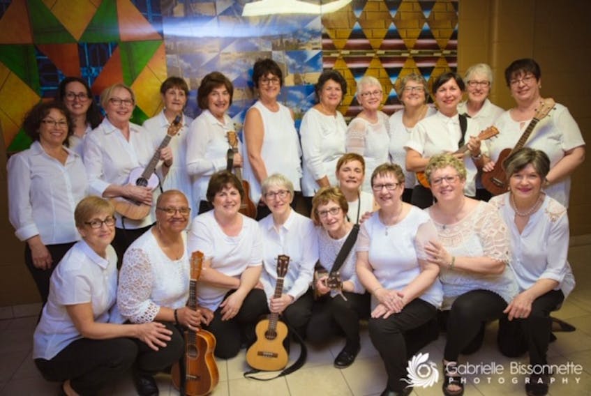 Les Ukeladies de Clare is a group of 28 women who enjoy coming together not only to play music, but for the camaraderie.