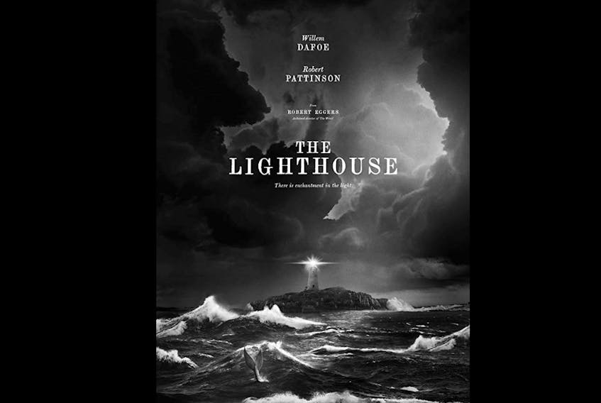 The Lighthouse, directed by Robert Eggers and starring Willem Dafoe and Robert Pattinson, is showing in Yarmouth on Oct. 24.