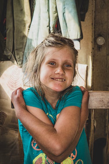 Ten-year-old Kaleigh was born with scoliosis.
Mike Wedge Photo