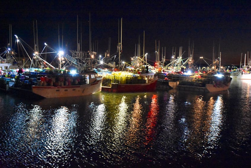 Dumping Day 2019 got underway in LFA 34 on Tuesday, Nov. 26. Boats left their wharves at 7 a.m. Here was the scene in Pinkney's Point, Yarmouth County. TINA COMEAU PHOTO