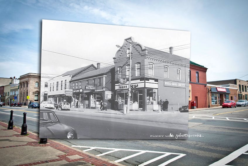 Yarmouth Main Street: now and then. PUCKY WOO PHOTOWORKS