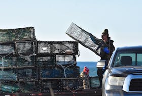 Another batch of lobster traps is delivered to the Saulnierville on Sept. 21 where the Sipekne’katik First Nation is carrying out a self-managed moderate livelihood fishery. TINA COMEAU PHOTO