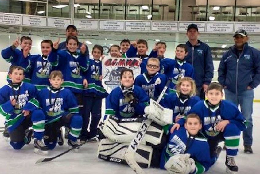 The Pink Star Barro Atom B Mariners won the Jack Frost Tournament in Liverpool.