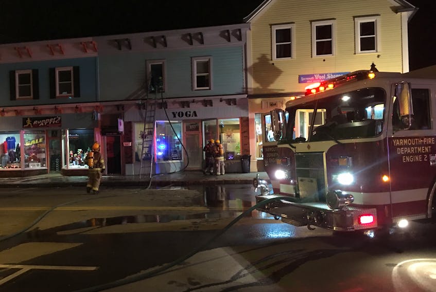 A fire at 350 Main St. on Nov. 29 was contained to the second level.