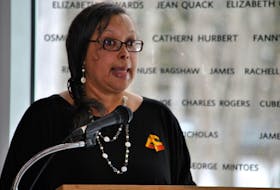Cynthia Dorrington site manager of the Black Loyalist Heritage Center was master of ceremonies for the Municipal Proclamation Launch of African Heritage Month on Feb. 4. KATHY JOHNSON PHOTO