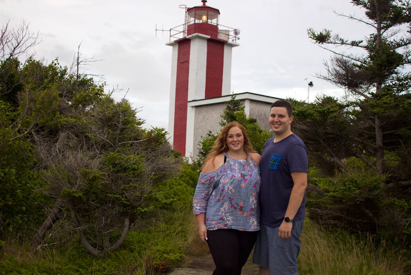 Nick Bell and his fiance Rebecca Denton have a special connection with the Point Prim lighthouse in Digby.