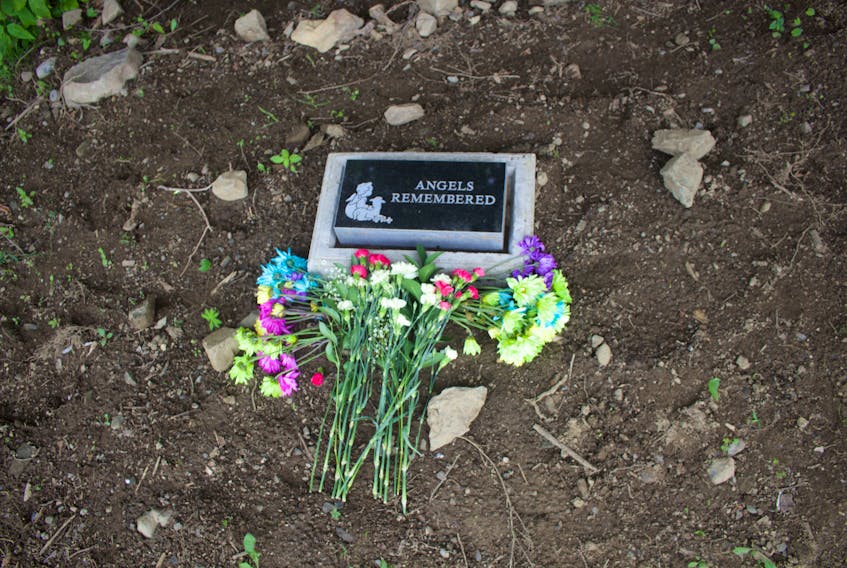St Matthews Anglican Church in Weymouth Falls has laid a stone in honour of the unbaptized babies buried in the woods generations ago.