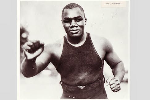 Sam Langford of Weymouth Falls fought 642 fights in his career as a professional boxer. PHOTO: Contributed by Nova Scotia Museum and the Sports Hall of Fame of Nova Scotia