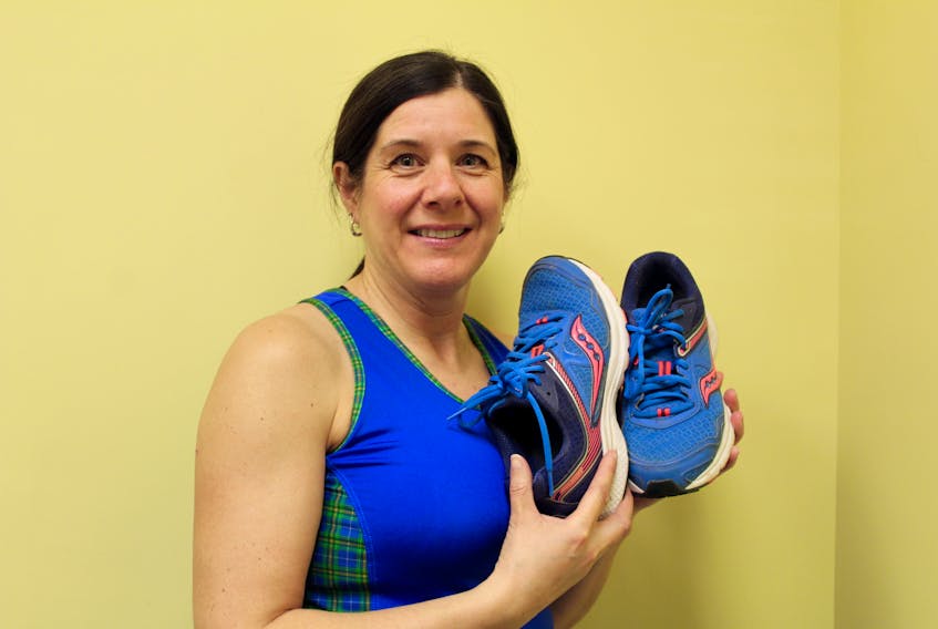 Angie Saulnier of Yarmouth County is a longtime runner who will join thousands of other marathoners in Boston for the 122nd edition of the world’s most famous running event.