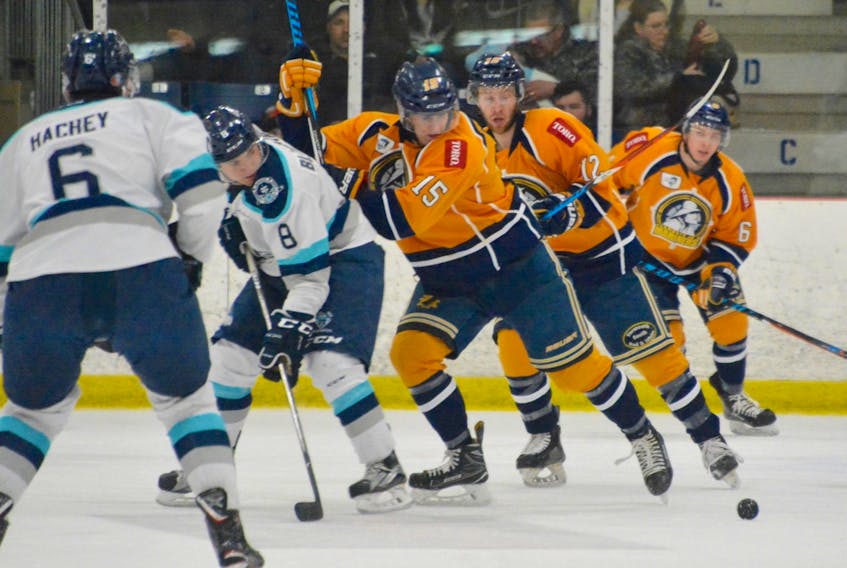 The Yarmouth Mariners and the Edmundston Blizzard will square off for the MHL league championship final series, starting April 14 in Edmundston.