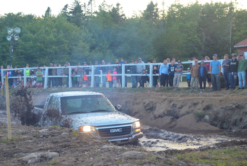 Plenty of trucks dared the mud pit during the Barrington Exhibition’s 4x4 mud run last year.