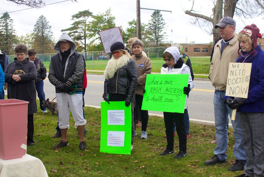 Rallies were held in Digby, Yarmouth and Shelburne on Oct. 13.