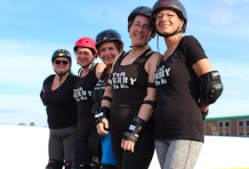The East Coast Beaches are ready to roll. The new roller derby league invites others to join and is looking for a permanent practice location.