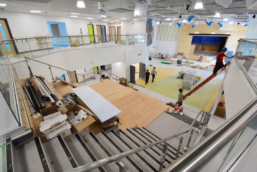 Inside the new Yarmouth Elementary School. TINA COMEAU PHOTO