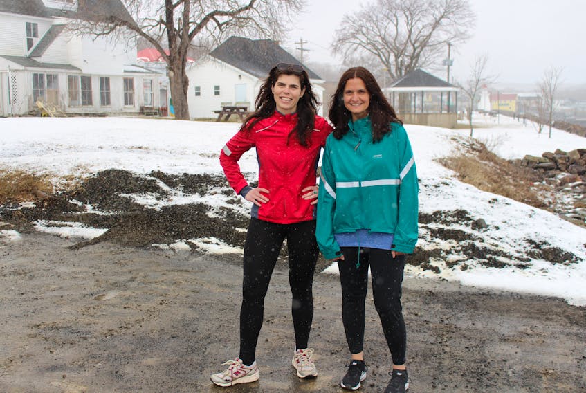 Through rain, snow, sleet and hail Megan Moore and Jana Amirault have ran every day for over a year now. Averaging at two kilometers a day.
